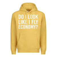 Antique Gold do i look like i fly economy  funny first class traveling Premium Hoodie - lanVoArt