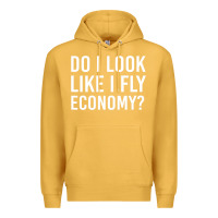 Mustard do i look like i fly economy  funny first class traveling Premium Hoodie - lanVoArt