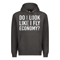 Smoke do i look like i fly economy  funny first class traveling Premium Hoodie - lanVoArt