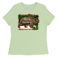 Matcha merry christmas bear Ladies Tee - BarkalooDesign