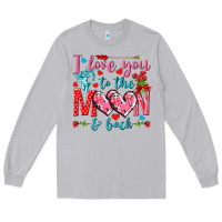 Moon Dust I love you to the moon and back Valentine's Day Long Sleeve Tee - HowdyJamesFarm
