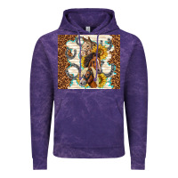 Cloud Purple horses with sunflowers Vintage Hoodie - TumblerDesignByShophia