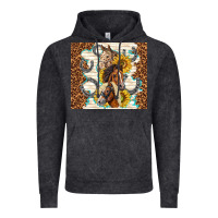 Vintage Black horses with sunflowers Vintage Hoodie - TumblerDesignByShophia