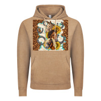 Vintage Coffee horses with sunflowers Vintage Hoodie - TumblerDesignByShophia