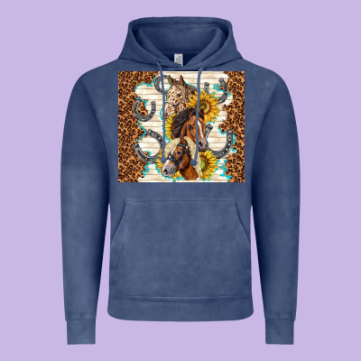 Horses With Sunflowers Vintage Hoodie Designed By Tumblerdesignbyshophia