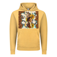Vintage Mustard horses with sunflowers Vintage Hoodie - TumblerDesignByShophia