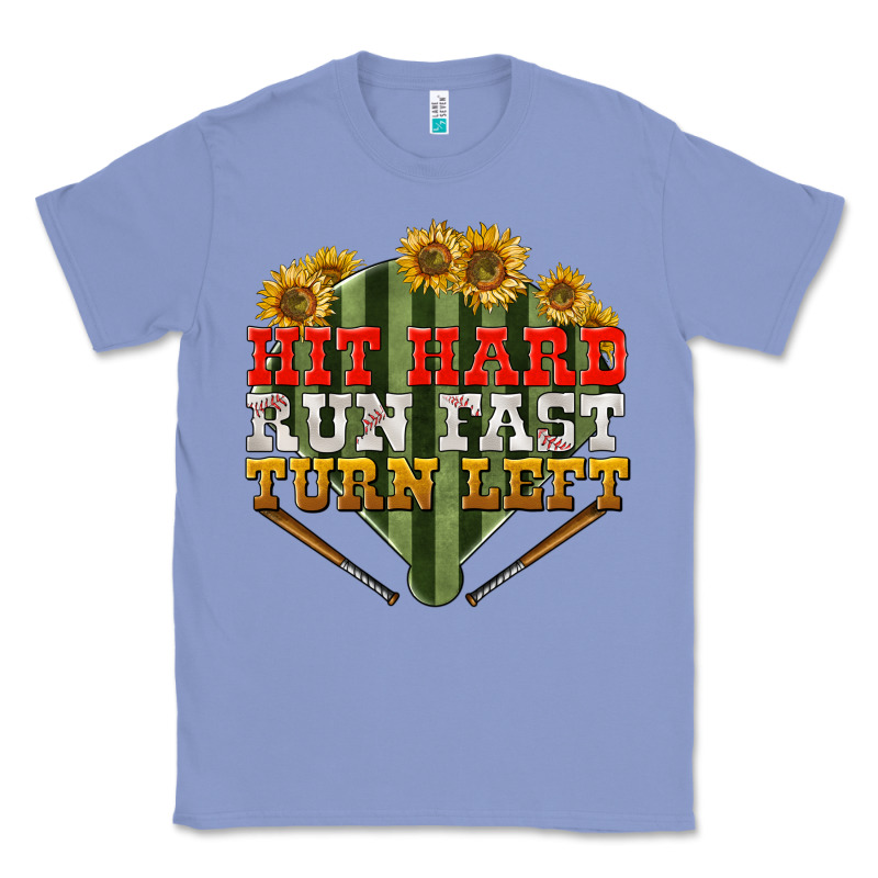 Hit Hard Run Fast Turn Left Classic Tee by NancyCooperArtShop | Teevron