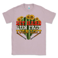 Lilac Hit hard run fast turn left Classic Tee - NancyCooperArtShop