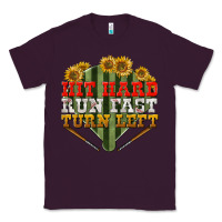 Plum Hit hard run fast turn left Classic Tee - NancyCooperArtShop