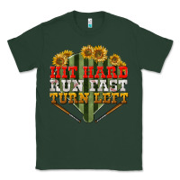 Sports Green Hit hard run fast turn left Classic Tee - NancyCooperArtShop