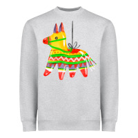 Heather Grey pinata Heavyweight Sweatshirt - FaDigitalArtStudio
