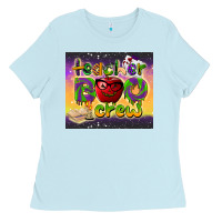 Baby Blue teacher boo crew tumbler Ladies Tee - BarkalooDesign