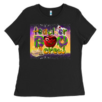Black teacher boo crew tumbler Ladies Tee - BarkalooDesign