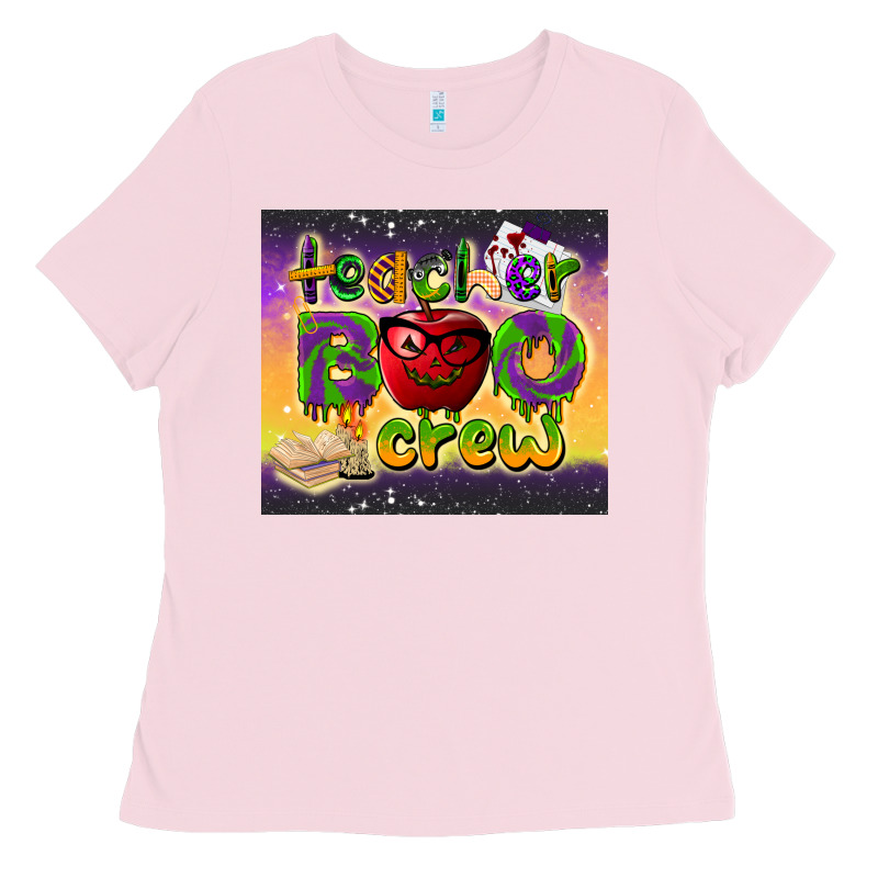 Teacher Boo Crew Tumbler Ladies Tee by BarkalooDesign | Teevron