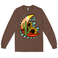 Chestnut turquoise desert moon Long Sleeve Tee - Jasminsmagicworld