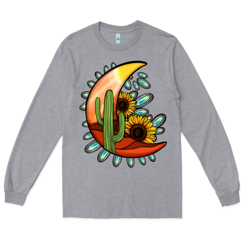 Turquoise Desert Moon Long Sleeve Tee by Jasminsmagicworld | Teevron