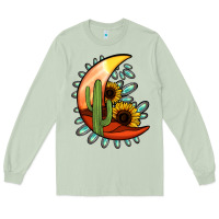 Matcha turquoise desert moon Long Sleeve Tee - Jasminsmagicworld