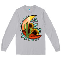 Moon Dust turquoise desert moon Long Sleeve Tee - Jasminsmagicworld
