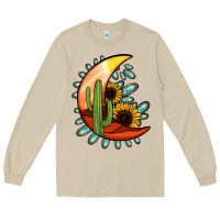 Mushroom turquoise desert moon Long Sleeve Tee - Jasminsmagicworld
