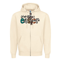 Sandshell Happy Easter Zipper Hoodie - CowhideDigitalArt