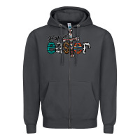 Smoke Happy Easter Zipper Hoodie - CowhideDigitalArt