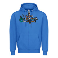 True Royal Happy Easter Zipper Hoodie - CowhideDigitalArt