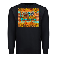 Black Happy Thanksgiving Premium Sweatshirt - Artiststas