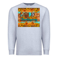Heather Grey Happy Thanksgiving Premium Sweatshirt - Artiststas