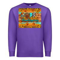Purple Happy Thanksgiving Premium Sweatshirt - Artiststas