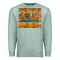 Seafoam Happy Thanksgiving Premium Sweatshirt - Artiststas