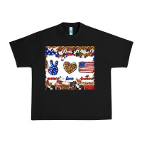 Peace Love America Urban Heavy Tee | Teevron