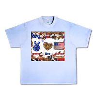 Grape Ice peace love america Urban Heavy Tee - TumblerDesignByShophia