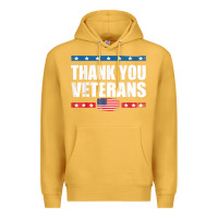 Mustard Shirts For Veterans, Thank You Veterans Shirt Veterans Day Premium Hoodie - lanVoArt