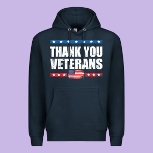 Shirts For Veterans, Thank You Veterans Shirt Veterans Day Premium Hoodie Designed By Lanvoart