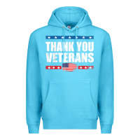 Ocean Blue Shirts For Veterans, Thank You Veterans Shirt Veterans Day Premium Hoodie - lanVoArt