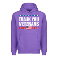 Purple Shirts For Veterans, Thank You Veterans Shirt Veterans Day Premium Hoodie - lanVoArt