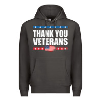 Smoke Shirts For Veterans, Thank You Veterans Shirt Veterans Day Premium Hoodie - lanVoArt