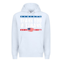 White Shirts For Veterans, Thank You Veterans Shirt Veterans Day Premium Hoodie - lanVoArt