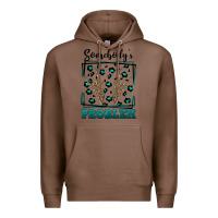 Chestnut Somebody's Problem Hand Skeleton Premium Hoodie - FaDigitalArtStudio