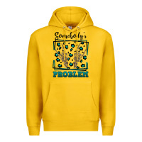 Lemon Somebody's Problem Hand Skeleton Premium Hoodie - FaDigitalArtStudio