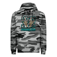 Slate Camo Somebody's Problem Hand Skeleton Premium Hoodie - FaDigitalArtStudio