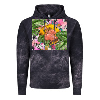 Cloud Black flamingo with leopard Vintage Hoodie - TumblerDesignByShophia