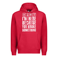 Cardinal construction crew funny contractor gift premium t shirt Premium Hoodie - lanVoArt