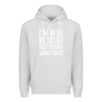 Dove Grey construction crew funny contractor gift premium t shirt Premium Hoodie - lanVoArt