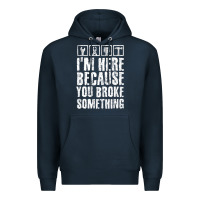 Navy construction crew funny contractor gift premium t shirt Premium Hoodie - lanVoArt