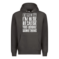 Smoke construction crew funny contractor gift premium t shirt Premium Hoodie - lanVoArt