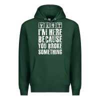 Sports Green construction crew funny contractor gift premium t shirt Premium Hoodie - lanVoArt