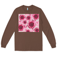 Chestnut breast cancer sunflower Long Sleeve Tee - CowGirlArtShop