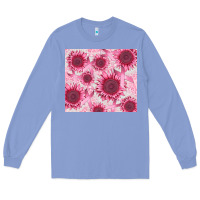 Colony Blue breast cancer sunflower Long Sleeve Tee - CowGirlArtShop