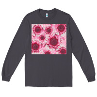 Smoke breast cancer sunflower Long Sleeve Tee - CowGirlArtShop